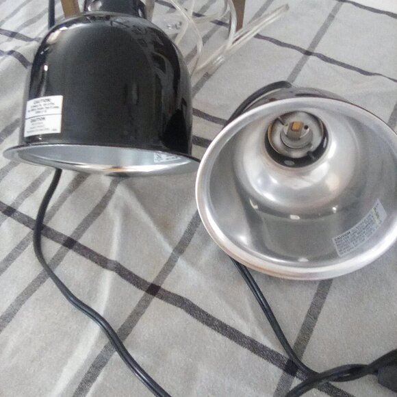 2 indoor use heat lamps without the heat bulbs almost brand new - Picture 9 of 9